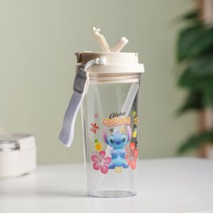 Gourde d'eau 520ML avec Paille