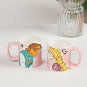 Lot de 2 Mugs Couple 350ML en Céramique
