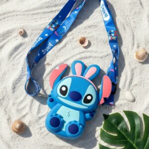 Stitch Mini Pochette 3D en Silicone