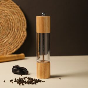 Moulin à Poivre 21 cm en Bois & Acrylique