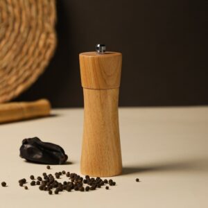Moulin à Poivre et Épices 15 cm en Bois