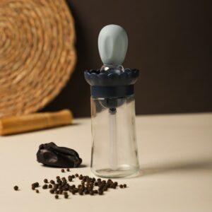 Pinceau Huilier en Silicone avec Réservoir 200ML en Verre