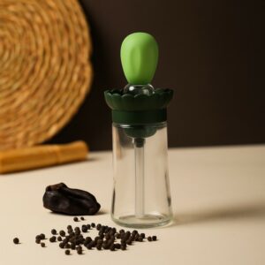 Pinceau Huilier en Silicone avec Réservoir 200ML en Verre