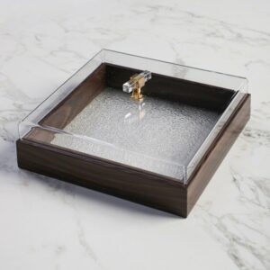 Plateau de Présentation avec Couvercle Transparent