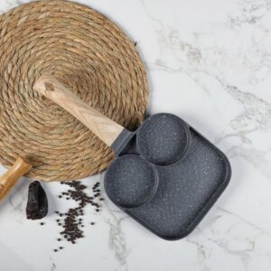 Poêle Multi-Formes 18 cm en Granite 2 Cavités