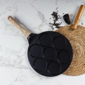 Poêle à Pancakes 25 cm en Granite avec 7 Empreintes