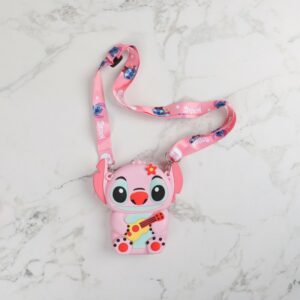 Porte-Clés Kawaii Stitch avec Mini Pochette