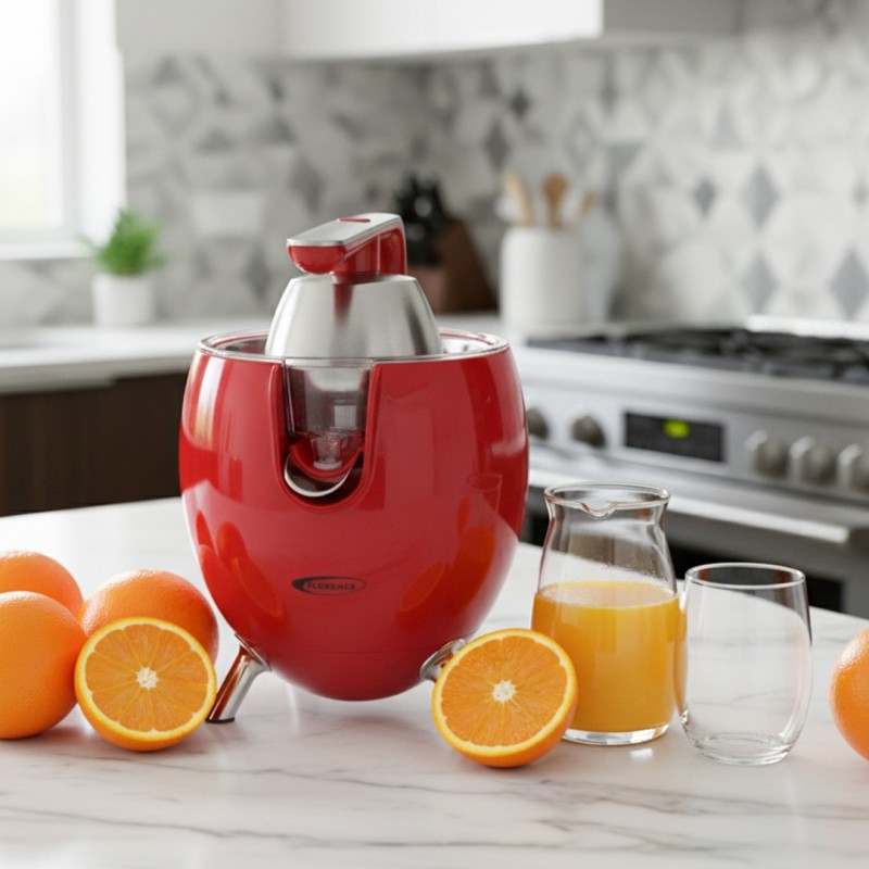 Florence HK-387- Presse Agrumes 450W Rouge