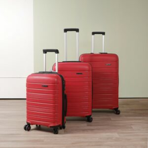 Starbag - Ensemble de 3 Valises Incassables en Polypropylène – Rose Foncé