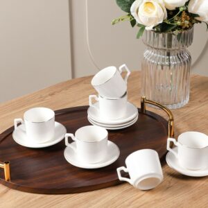 Service à Café en Porcelaine 12 Pièces