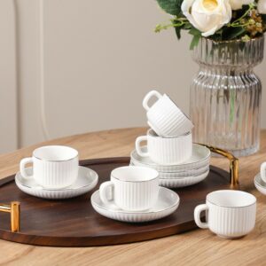 Service à Café en Porcelaine 12 Pièces