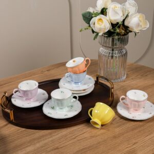 Service à Café en Porcelaine 12 Pièces