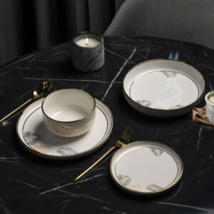 Service de Table 24 Pièces en Porcelaine