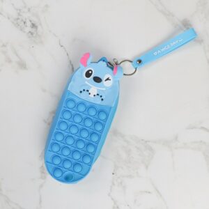 Trousse Scolaire Stitch Mignon Bleu