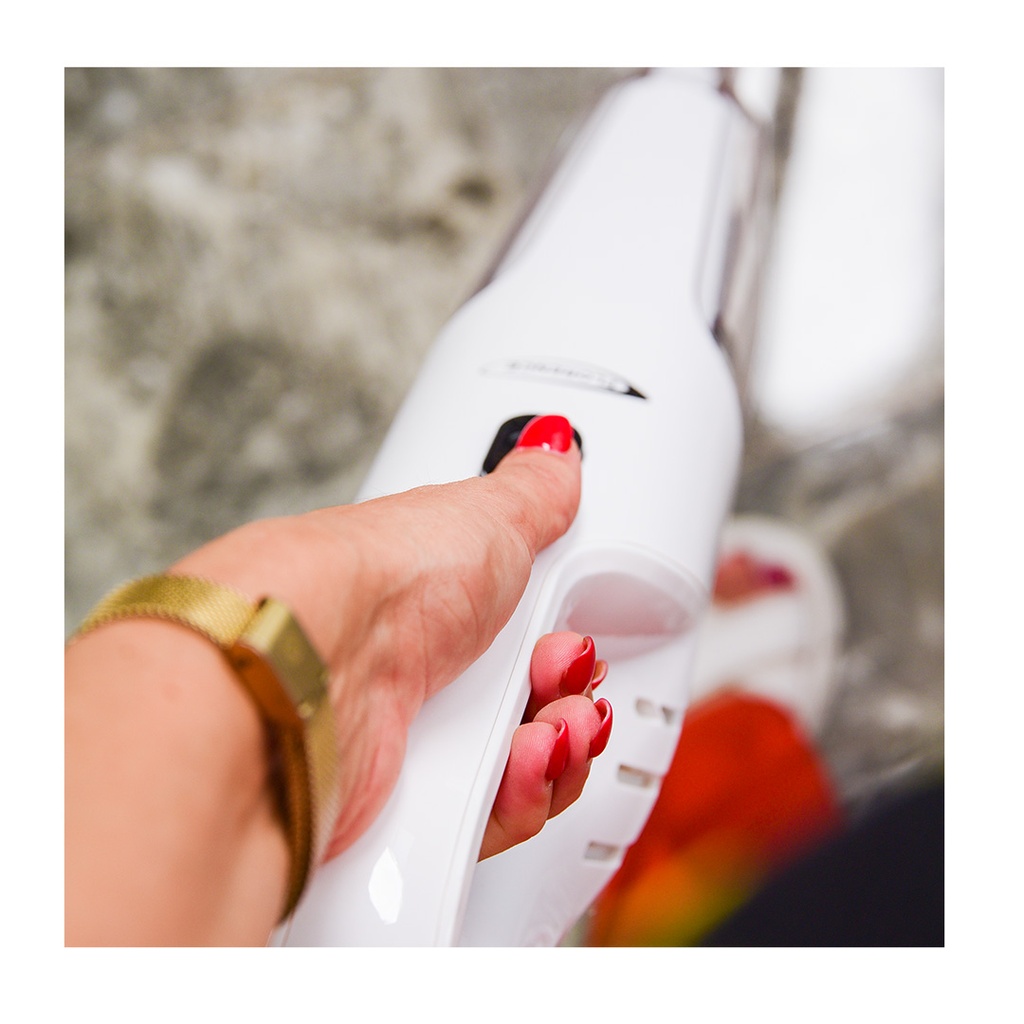 Florence HK-420-Aspirateur Balai Sans Fil 100W Blanc – Image 7