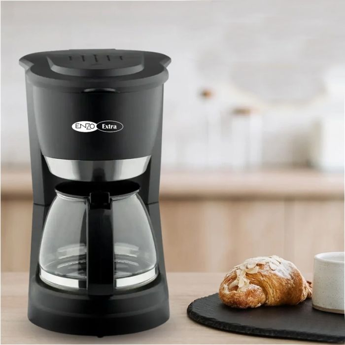 Enzo - Cafetière Électrique 750W 8 à 12 Tasses Noir – Image 3