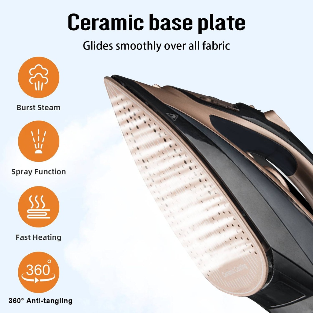 Sonifer SF-9064 - Fer à Repasser 2200W Bronze – Image 2