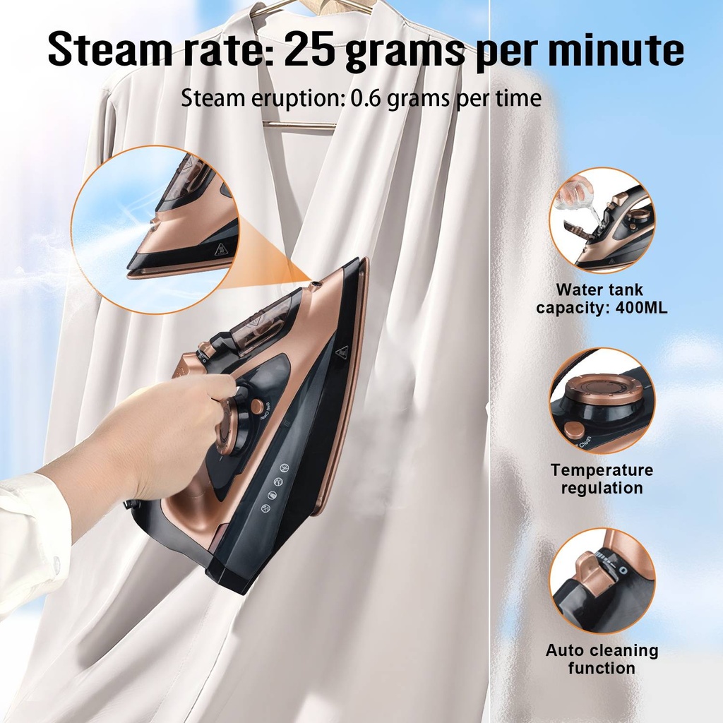 Sonifer SF-9064 - Fer à Repasser 2200W Bronze – Image 3