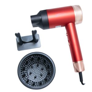 Florence HK-448-1- Sèche-Cheveux Professionnel 1800W Rouge