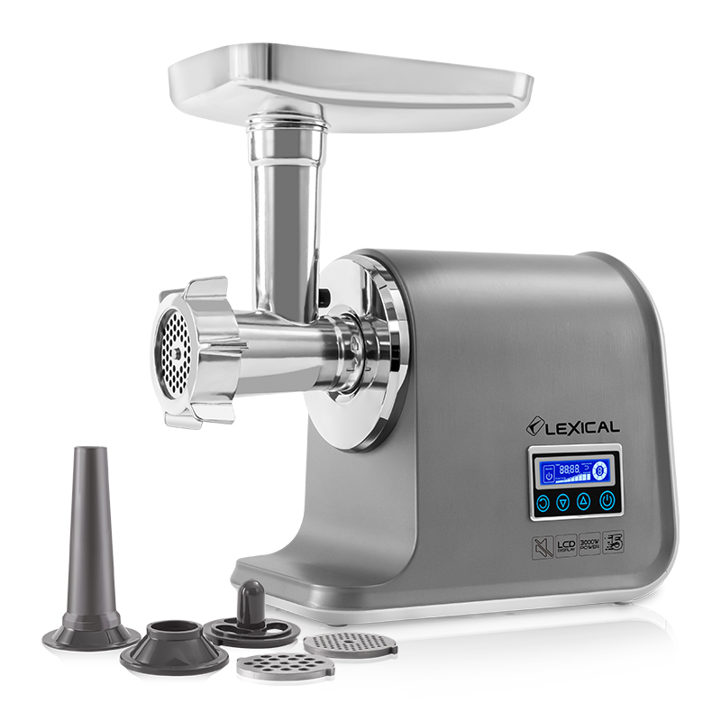 Lexical LMG-2090 - Hachoir à Viande Avec Afficheur 3000W Gris
