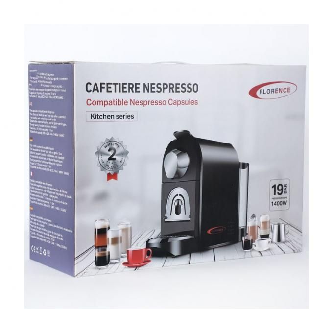 Florence 5634 - Machine café à capsule Nespresso®1400W 1000ML Noir – Image 4