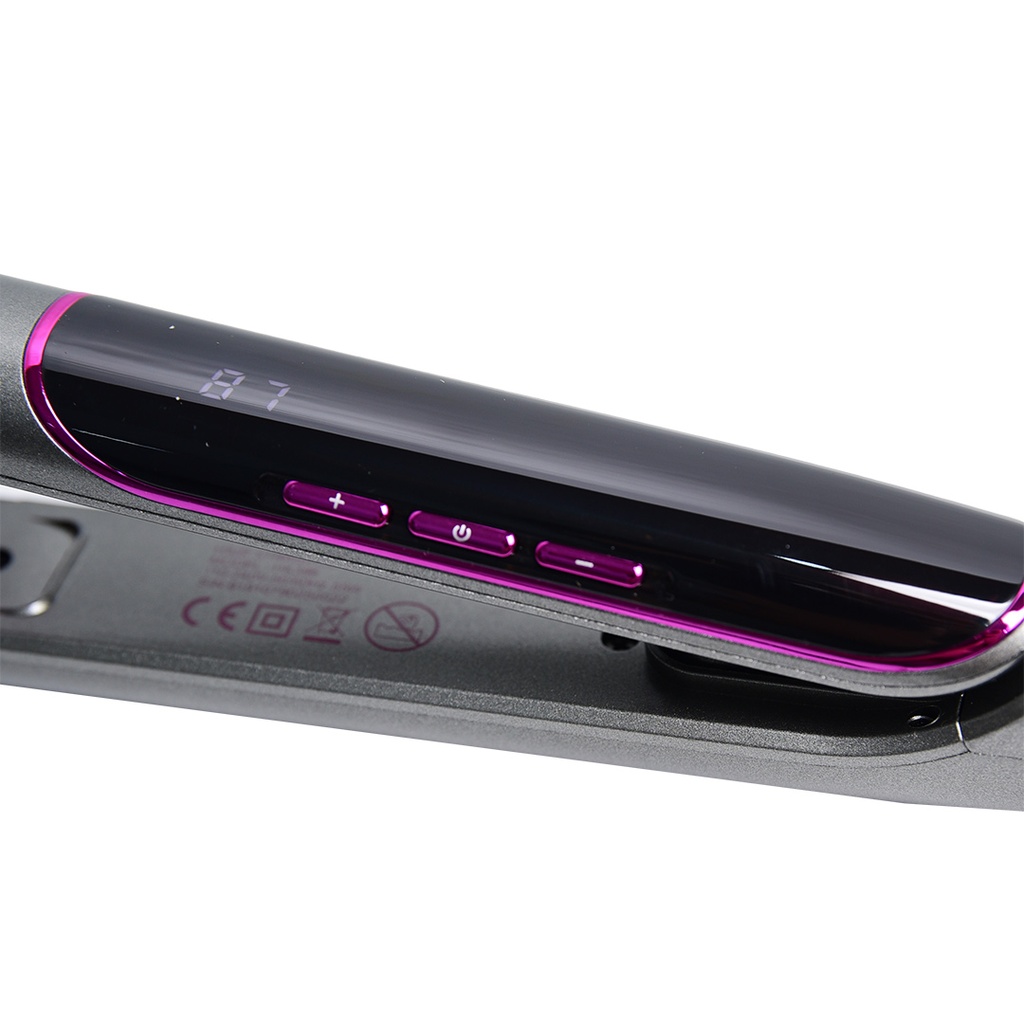 Florence HK-396 - Plaque Cheveux En Ceramique 55W Gris – Image 4