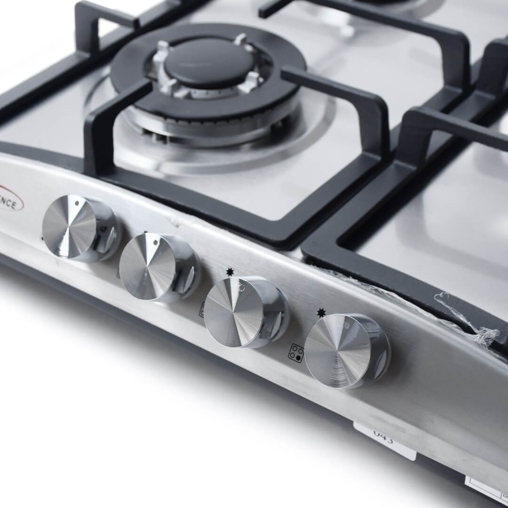 Florence FH-6032SC- Plaque De Cuisson à Gaz 4 Feux Inox et Métal Fonte – Image 2