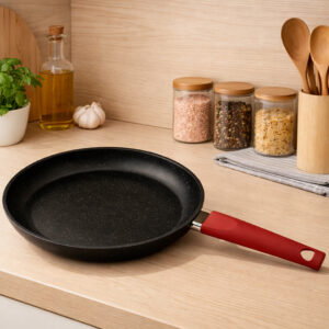 MCS- Poêle en Granite Ø28 cm Rouge