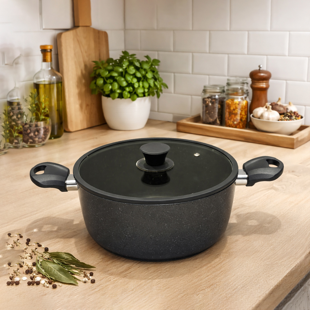 MCS- Faitout 20 cm en Granite Gris