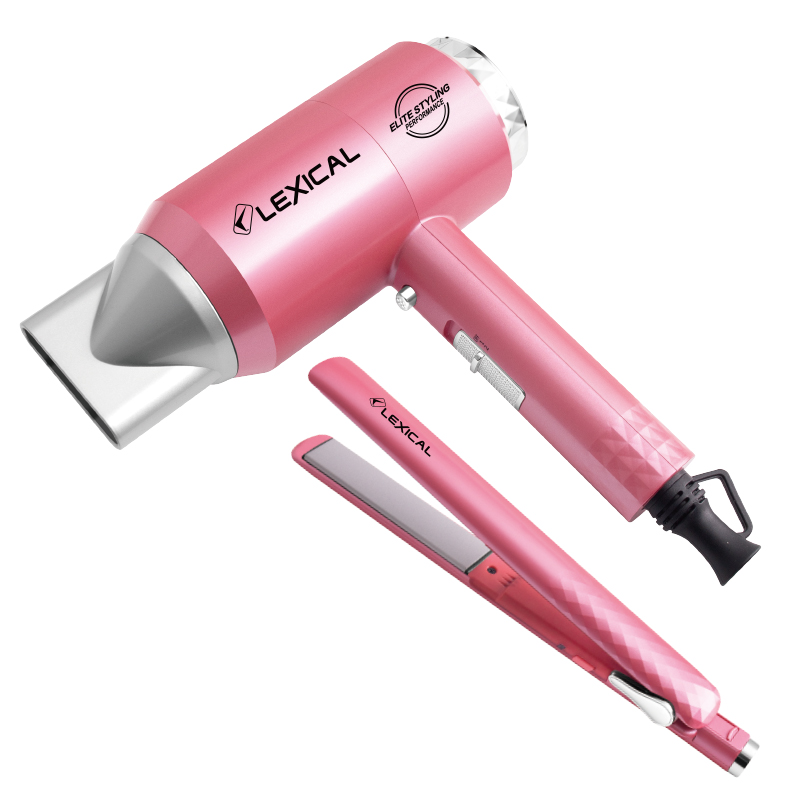 Lexical LGW-5810 - Coffret Sèche-Cheveux & Lisseur
