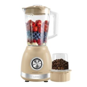 Lexical-LBL-1522-7- Blender Avec Grinder 500W 1.8L Ecru