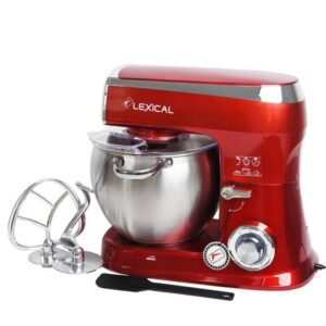 Lexical LMB-1850-4- Robot Pétrin 1500W 8,5L Rouge