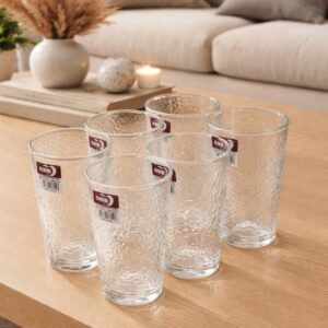 Service de Verres à Jus en Verre 6 Pièces