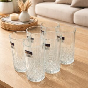 Service de Verres à Jus en Verre 6 Pièces