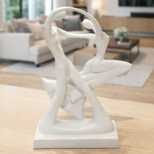 Statue Décorative Abstraite Moderne en Rèsine