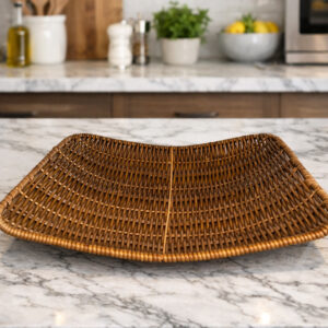 Panier Carré en Rotin