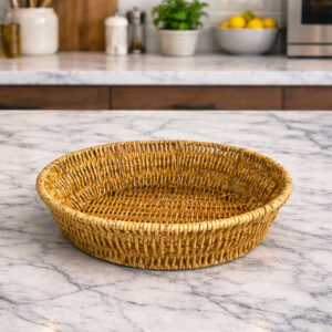 Corbeille Ronde en Rotin