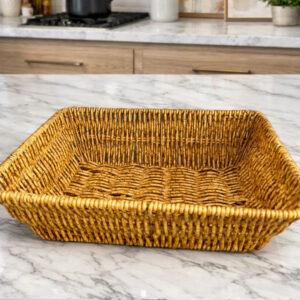 Corbeille Rectangulaire en Rotin