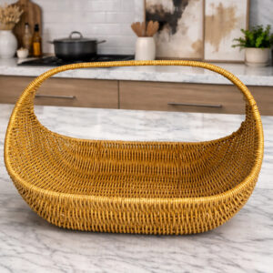 Panier en Rotin avec Poignée