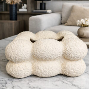 Porte-Serviettes en Céramique Texturée