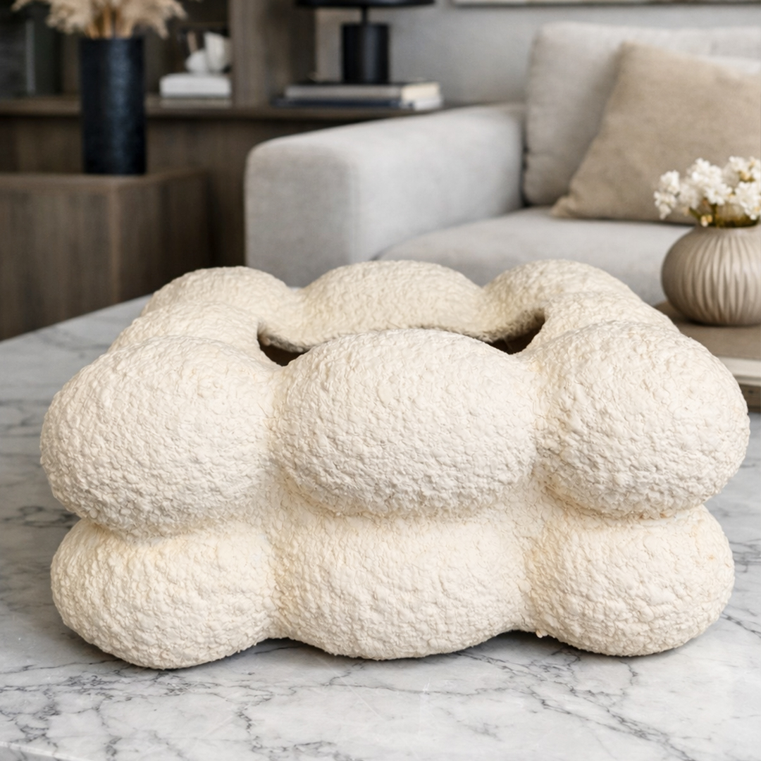 Porte-Serviettes en Céramique Texturée