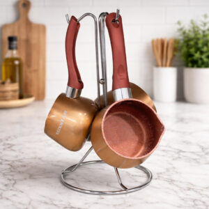 Série de 3 Zezwa Granite avec Support Cuivré