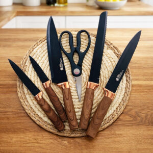 Set Couteaux & Ustensiles de Cuisine avec Support – Evdrtverh