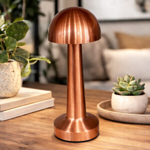 Lampe de Table LED Design Moderne – Couleur Cuivre