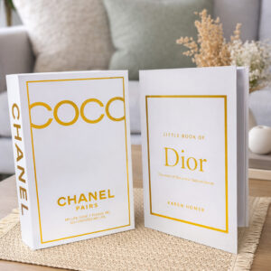 Boîte Livre Décoratif de Rangement – Chanel & Dior
