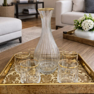 Service à Eau en Verre 7 Pièces