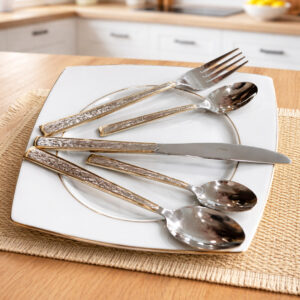 MYD –  Ménagère 24 Pièces en Inox 18/10