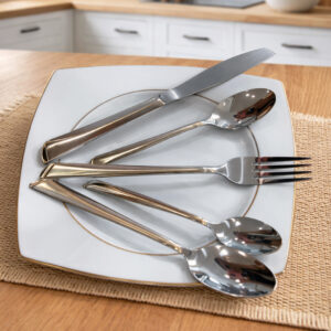 MYD –  Ménagère 24 Pièces en Inox 18/10