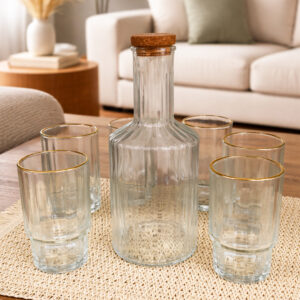 Service à Eau en Verre 7 Pièces