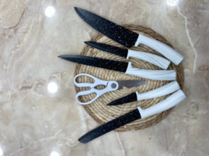 Set Couteaux & Ustensiles de Cuisine avec Support